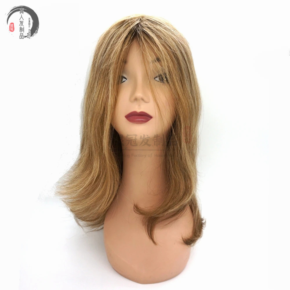 товар из китая 真人发 犹太假发 保麟发 kosher wig 工厂质量价格 d针白人发