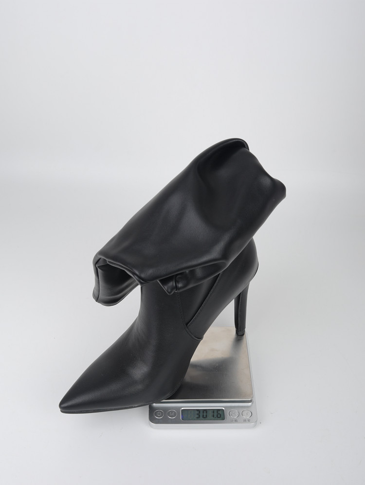33--43 Sz Women's Pointed Toe Knee High Boots Winter Thin Heel