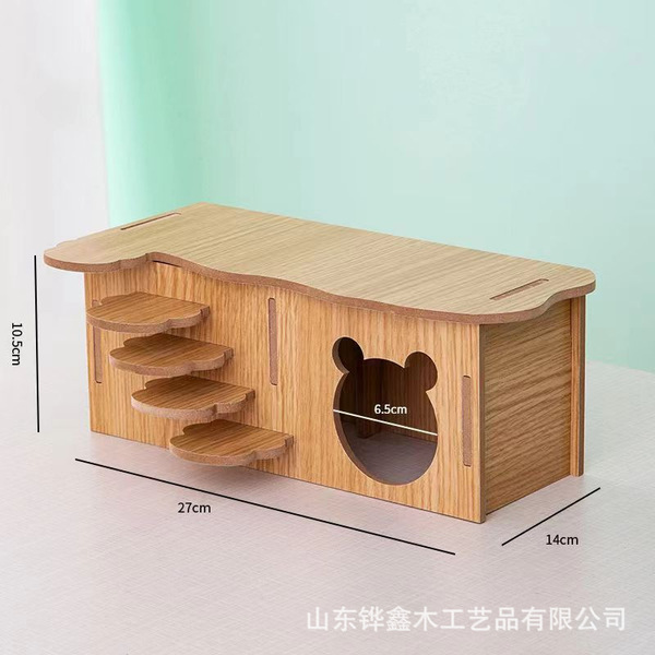 Hamster shelter roof base surface waterproof wooden bite-resistant…