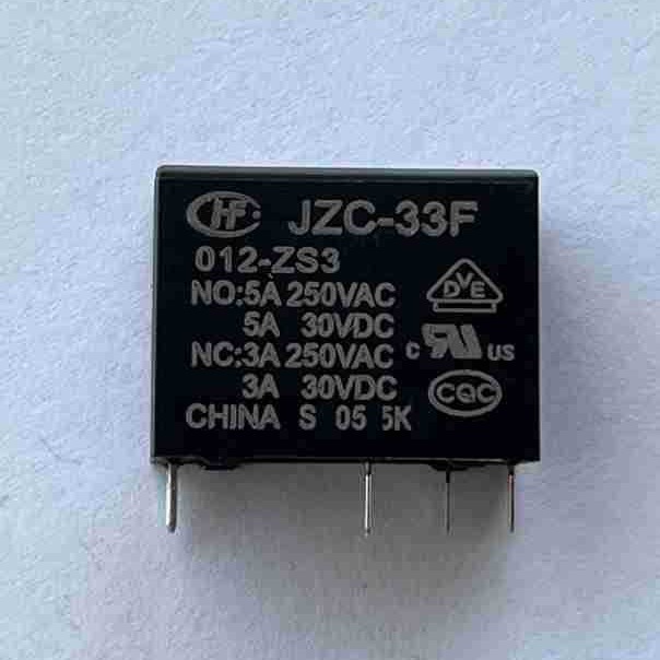 宏发继电器JZC33F/012-ZS3优质正品现货