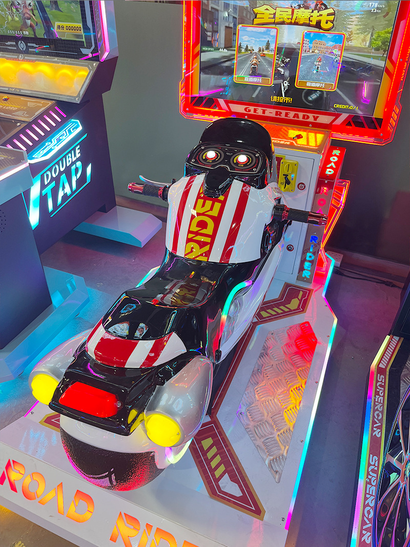 Racing Motorcycle Children's Paradise Juego de simulación Juego de juegos de entretenimiento interior Equipo de videojuegos Sala de juegos Juegos comerciales que conducen a monedas