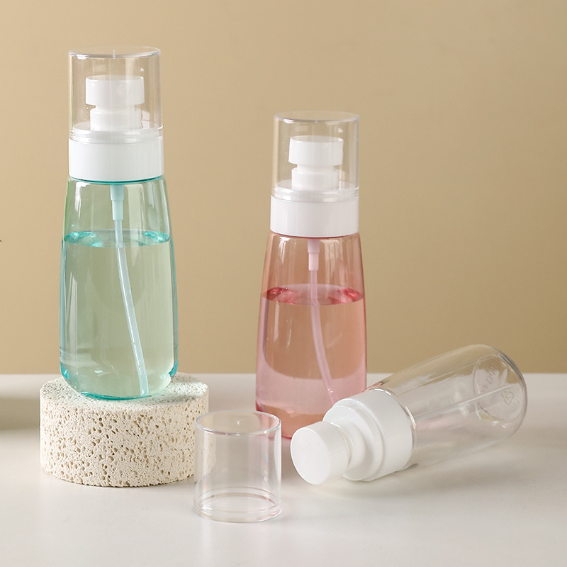 Viaje botella de líquido portátil, niebla ultrafina, botella de aerosol hidratante facial, botella de líquido, botella vacía de alcohol, botella de maquillaje