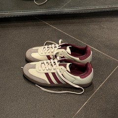 牛皮版~2025新配色树莓三条杠德训鞋女厚底运动休闲女鞋阿甘鞋子