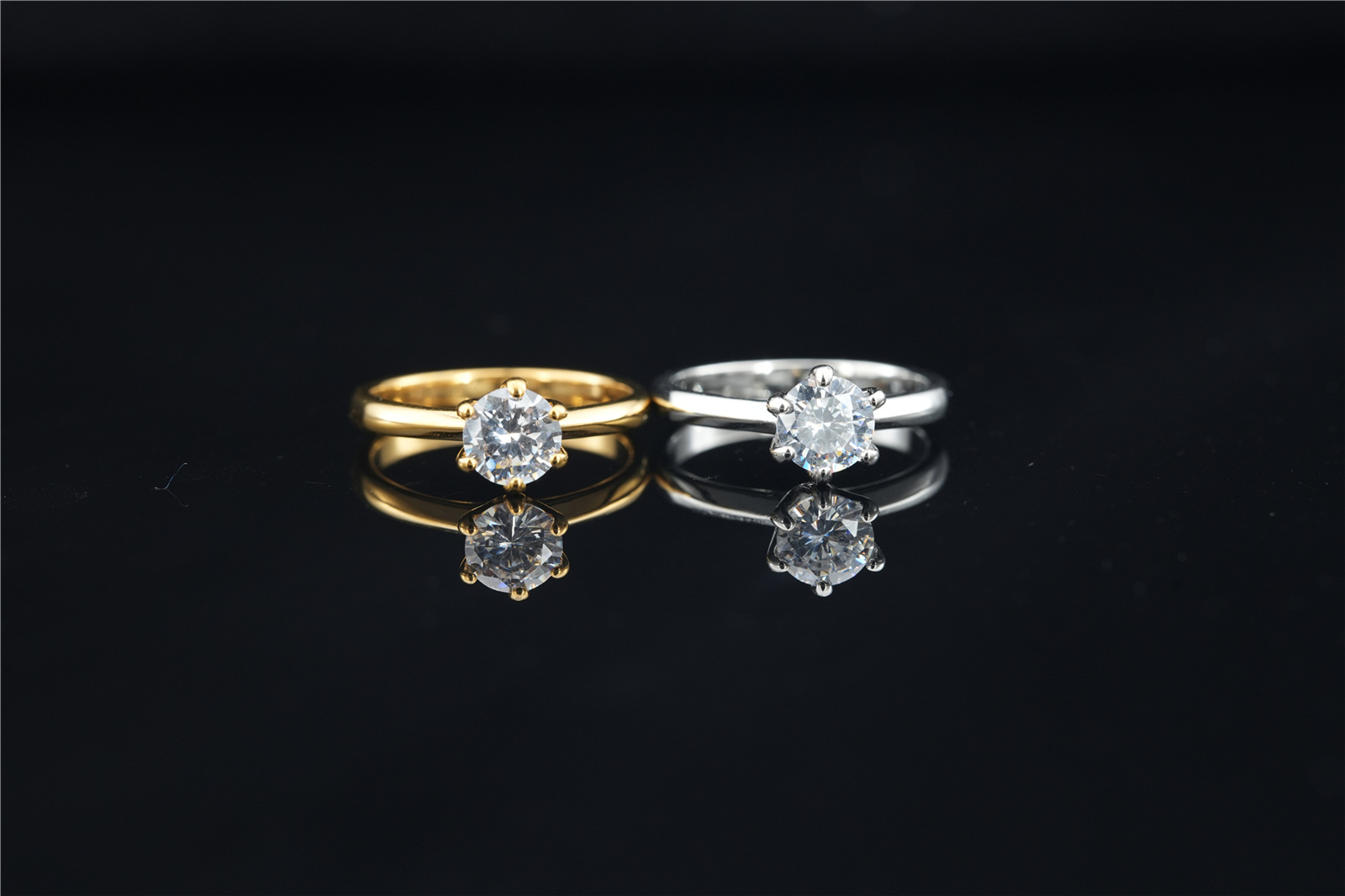 5g Weight Wholesale Jewelry Retro Geometric Titanium Steel Rings
