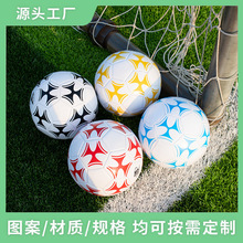 跨境成人世界杯英超比赛训练耐磨加厚机缝PVC充气football5号足球