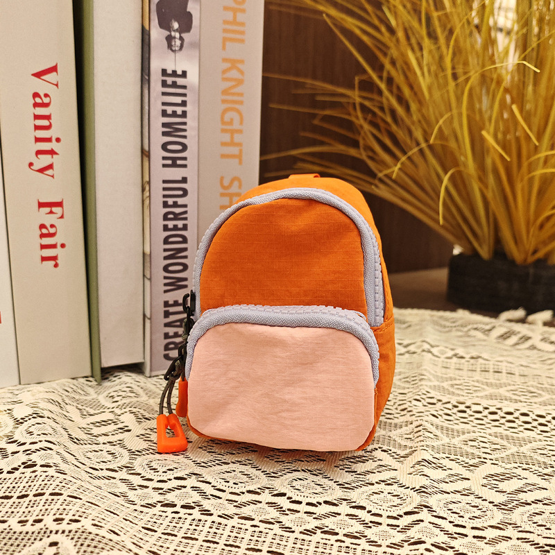 Japanese-Style Minimalist Coin Purse 2026 Spring/Summer New Trendy Lightweight Crossbody Bag Commuter Lightweight Color-Blocking Small Bag