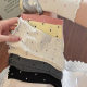 Lace socks children ins tide socks spring and autumn mid-barrel wooden ear Japanese style versatile wave point pile socks wholesale