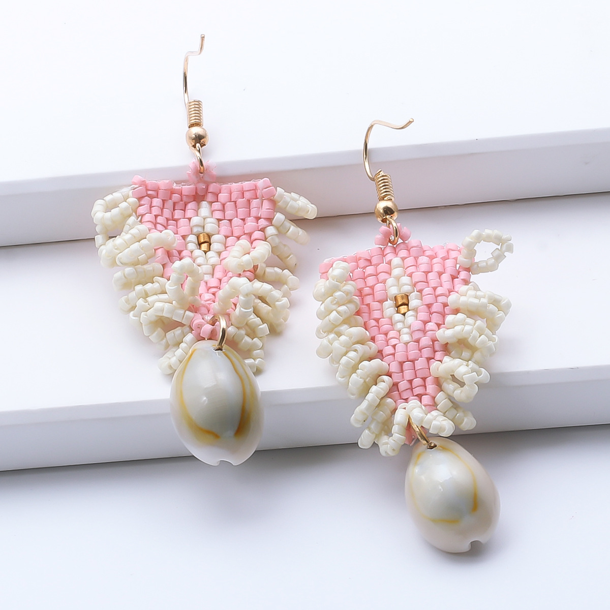 Bohemian Resin Beads Tassel Earrings Wholesale display picture 5