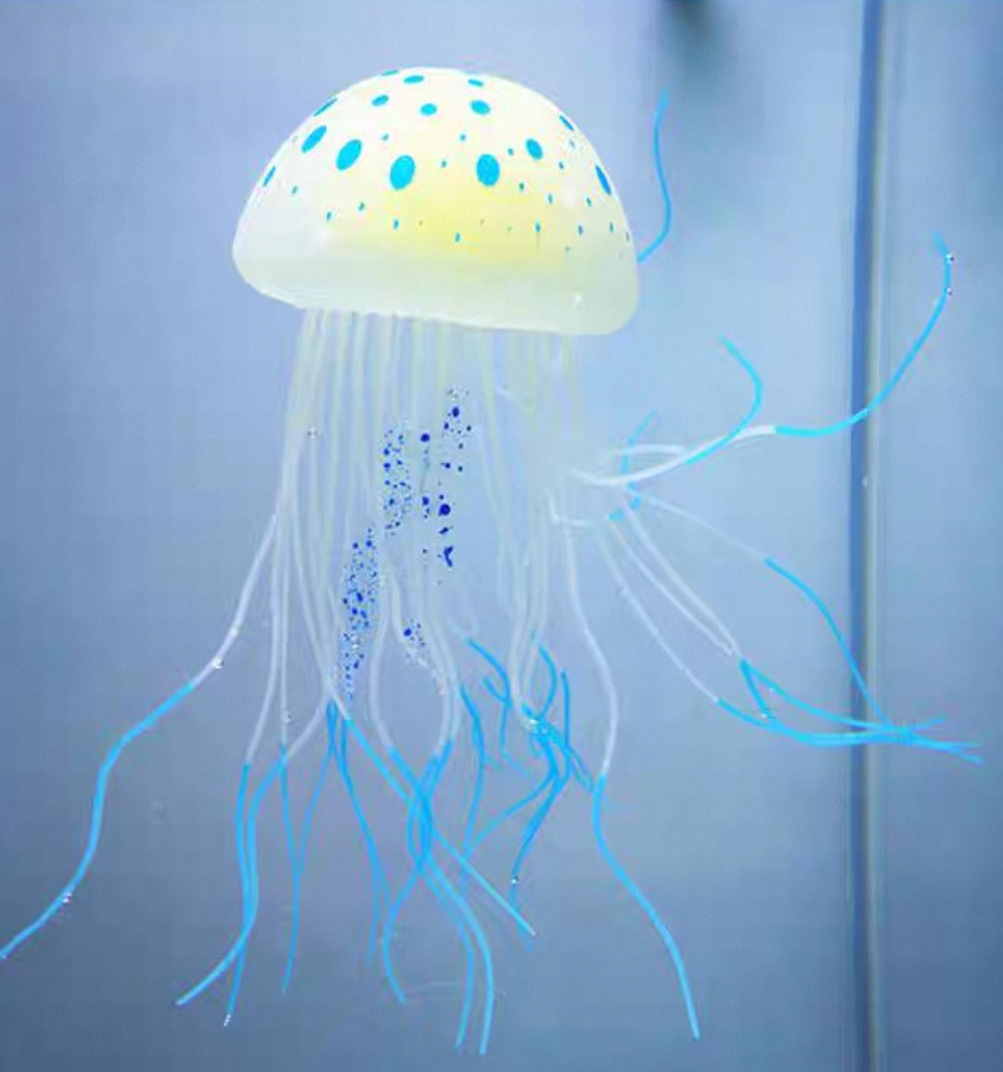 Medusa de luna de mar simulación de medusa de silicona protección ambiental seguridad acuario de peces decoración paisajística fábrica de Dongguan venta al por mayor directa