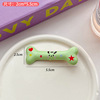 Cartoon brand Japanese cute hairgrip, bangs for elementary school students with bow