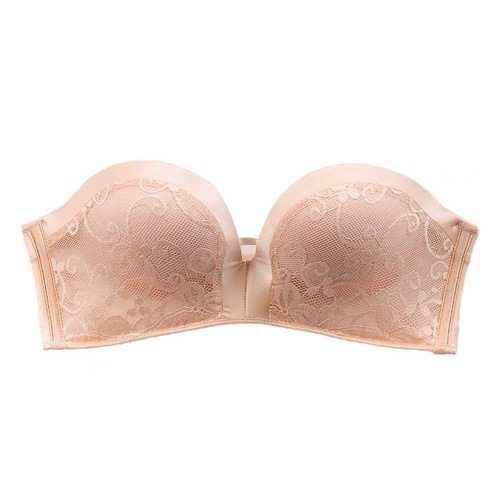Miracle Second Generation Anti-slip Strapless Bra Women's Push-up Wireless Adjustable Breast-Retracting Anti-Sagging Push-Up Bra