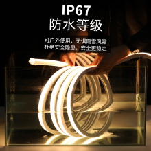一体挤出硅胶灯带led柔性硅胶灯带条软套管12v24低压防水自粘220V