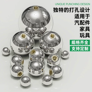 定制不锈钢拉姆球 铆螺母M6空心球圆球拉力母装饰球M3M4M5M6M8M10
