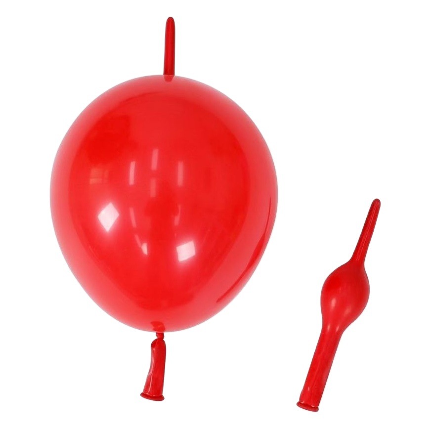 Venta al por mayor de fábrica de 10 pulgadas engrosada globo de cola mate de látex aguja globo de cola diseño de boda globo de modelado