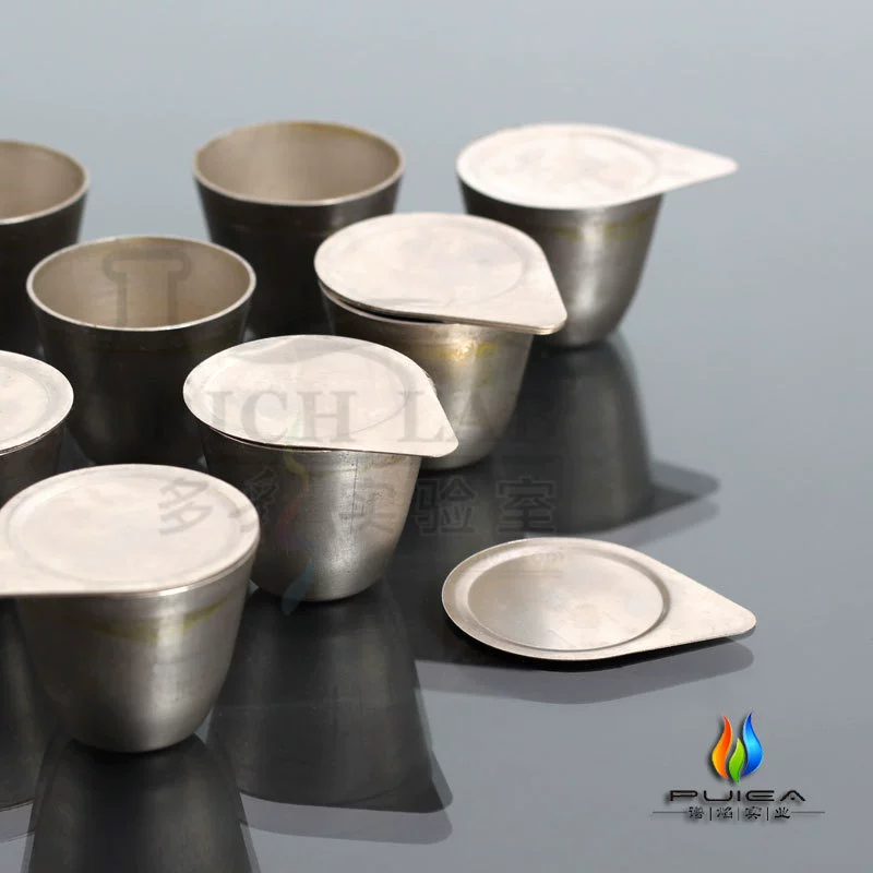 Никелевый тигель Серебряный тигель высокой чистоты с крышкой 30 мл/50 мл высокотемпературный щелочной тигель Тяньцзинь Yinpeng