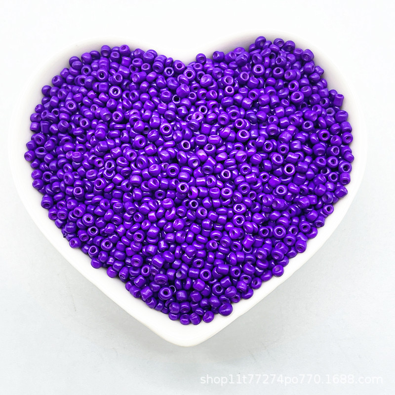 2/3/4mm color sólido vidrio pequeño arroz cuentas DIY hecho a mano collar pulsera joyería accesorios (15g un paquete)