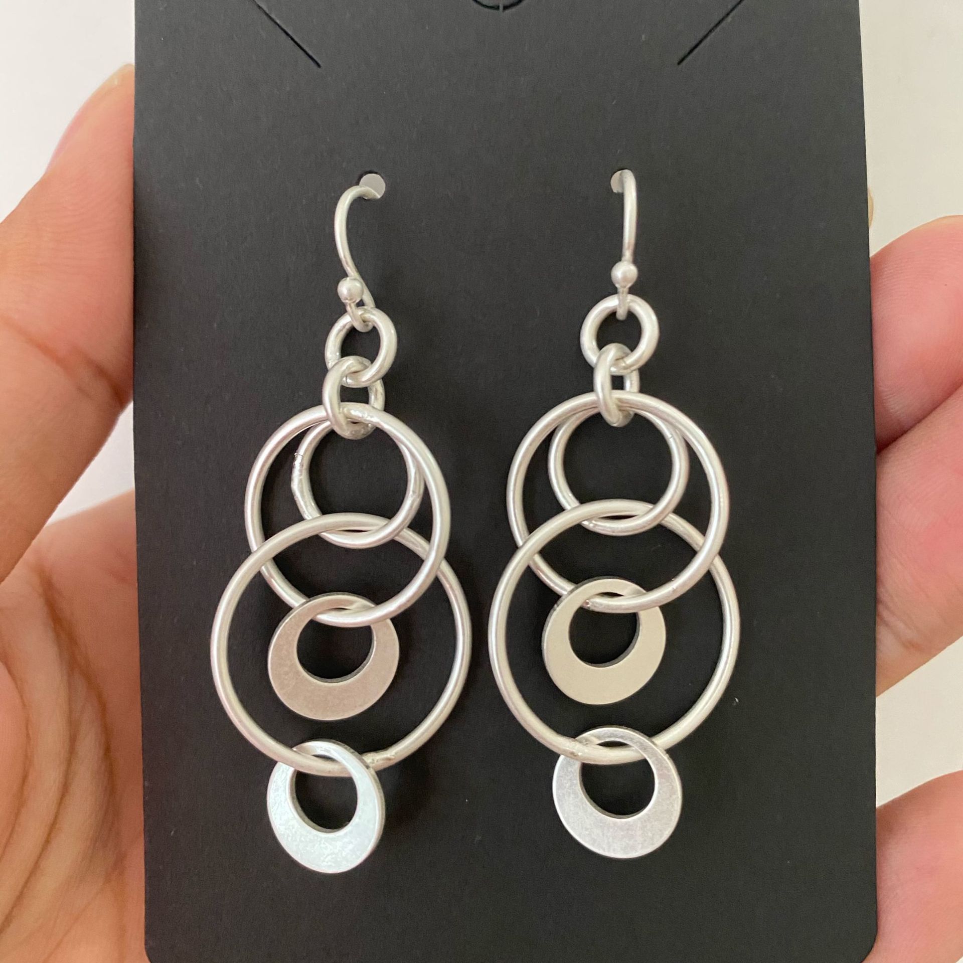 1 Paire De Base Style Moderne Géométrique Le Cuivre Boucles D'oreilles display picture 6