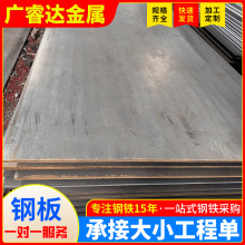 汕头批发碳钢中厚耐磨铁板8mm厚建筑工程20#开平板3-12mm热轧钢板