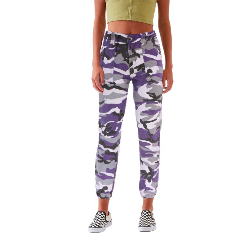 Pantalones Vaqueros Casuales de Camuflaje para Mujer, Estilo Hip-Hop, Holgados, Estilo Urbano, Otoño/Invierno 2025, Novedad Europea y Americana