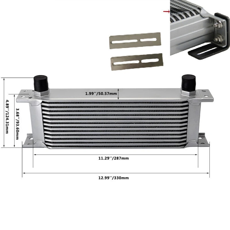 Automobile oil cooler gearbox radiator universal modified radiator AN10 connector