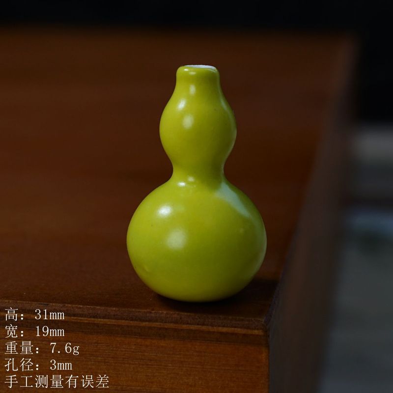 景德镇高温陶瓷多彩寓意小葫芦饰品配件创意手工diy配饰厂家直销|undefined