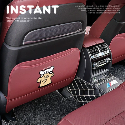 Creative Puppy Car Anti-Kick Chair back anti-kick pad