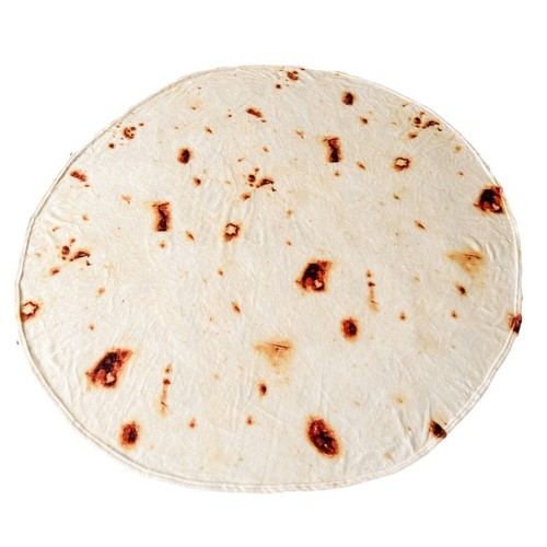 New Product Instagram Style Mexican Taco Blanket Round Pizza Blanket Children's Nap Blanket Shawl Exclusive