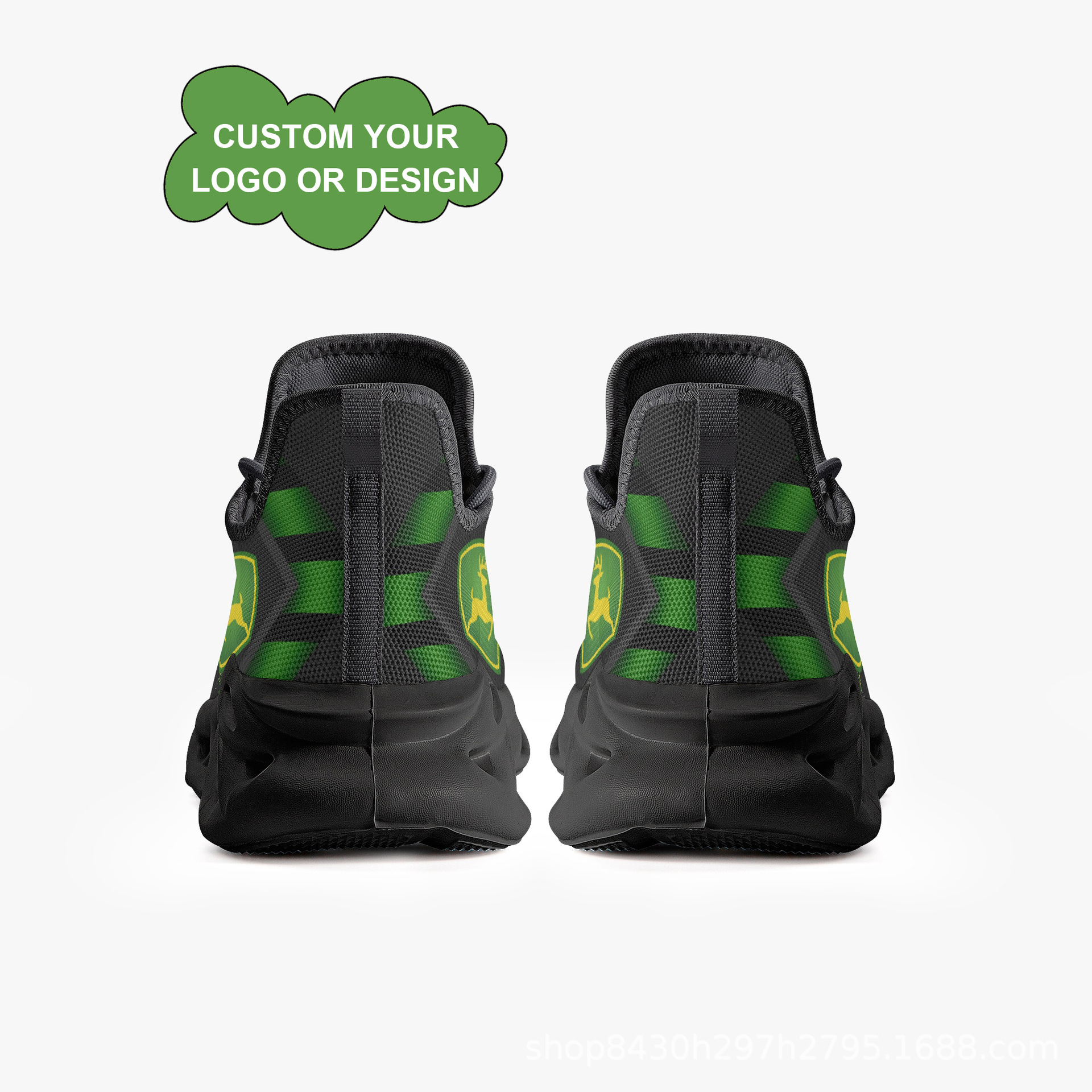 跨境新款球队印花跨境运动鞋低帮情侣刀锋鞋定 制任意图案可代发