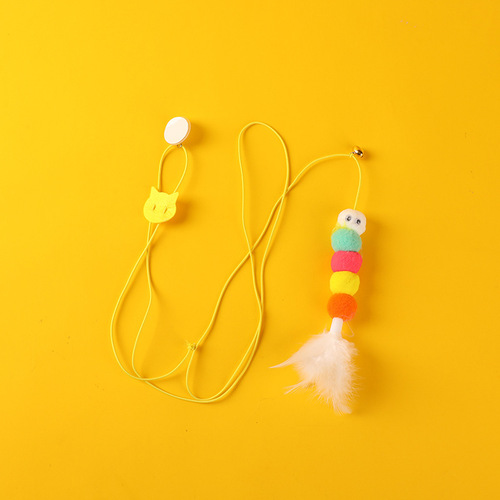 Hanging door-style cat toy cat swing elastic rope cat stick hanging self-exciting and biting pet supplies