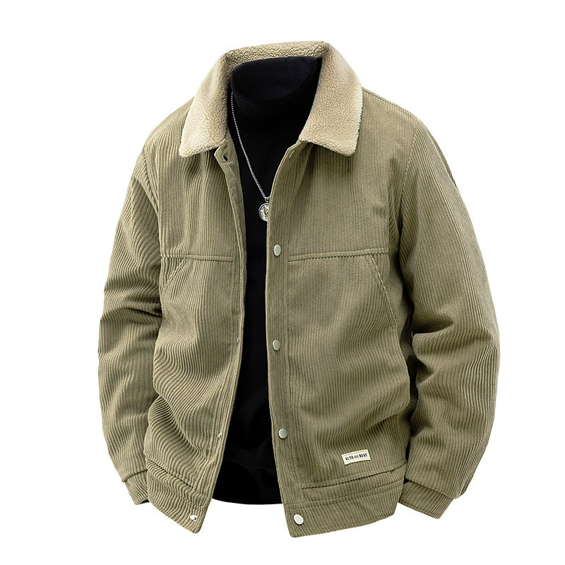 Autumn travel quilted jacket for men and women for leisure, increased thickness