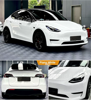 Car Color Changing Film Car Film Auto Color Change Film - pet-piano-white-double-layer-thickened-and-high-texture-2-year-warranty-width-152mx-length-16m