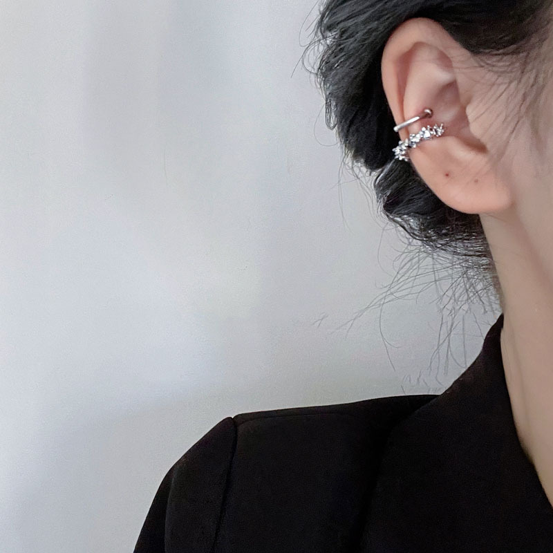 Unisex Gender Wholesale Jewelry Simple Style C Shape Metal No Inlaid Plating Earrings