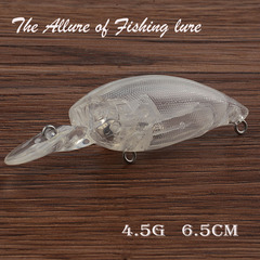 Spinning Lure 6.5CM/4.5G Bionic Lure Beach Fishing Fake Lure Transparent No Lacquer Fishing Gear Factory Lure