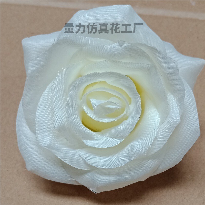 Simulation rose flower flower wall silk flower wedding DIY handmade flower fake flower decorative wreath artificial rose flower head