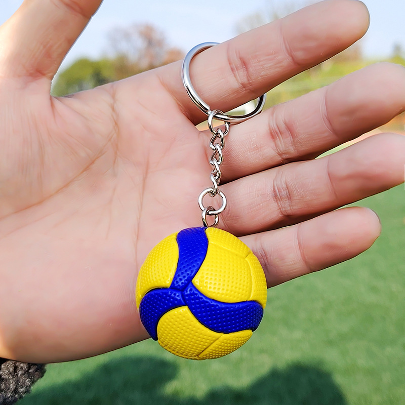 Llavero de voleibol, bolsos, colgantes, colgantes, recuerdos deportivos para estudiantes, premios de competiciones deportivas, regalos creativos