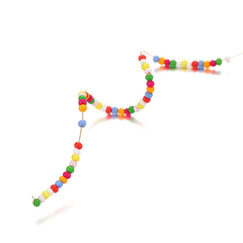 DIY beads glass rice beads millet beads rice white glass spacer loose beads jewelry beads jewelry materials accessories