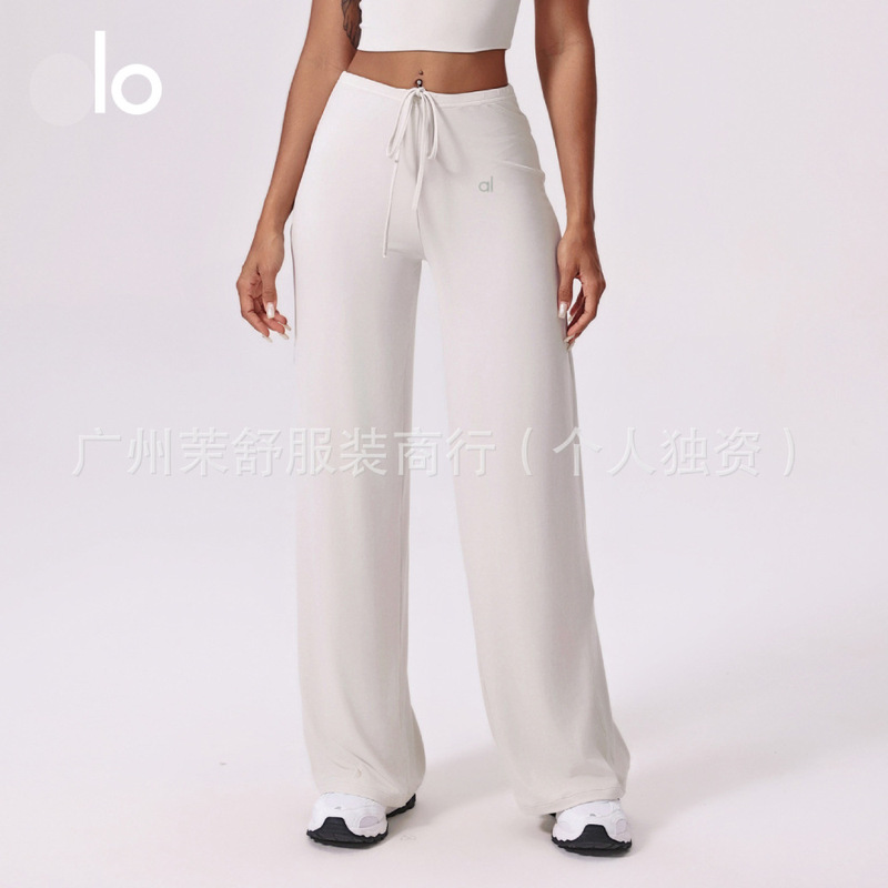 alo跨境抗菌瑜伽套装女2025凉感紧身不对称背心跑步健身美背批发|undefined