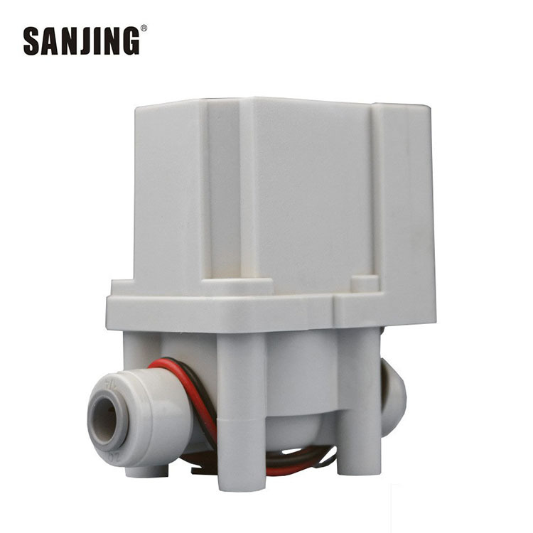 18 segundos Flushing combinación válvula de solenoide ro máquina Válvula de agua residual hogar máquina de agua pura Válvula de control de aguas residuales inteligente