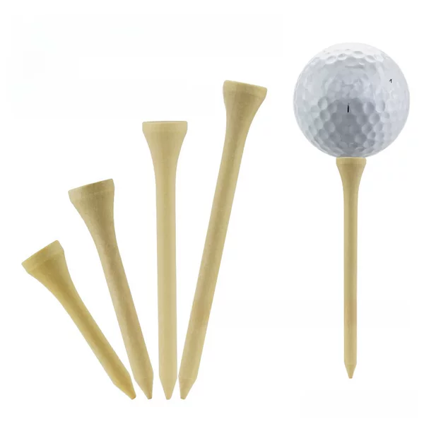 GOLF Nails Bulk Wood Color Wood Nails GOLF Wood tee Bulk Four Specifications Optional Log Ball Holes Ball Needles