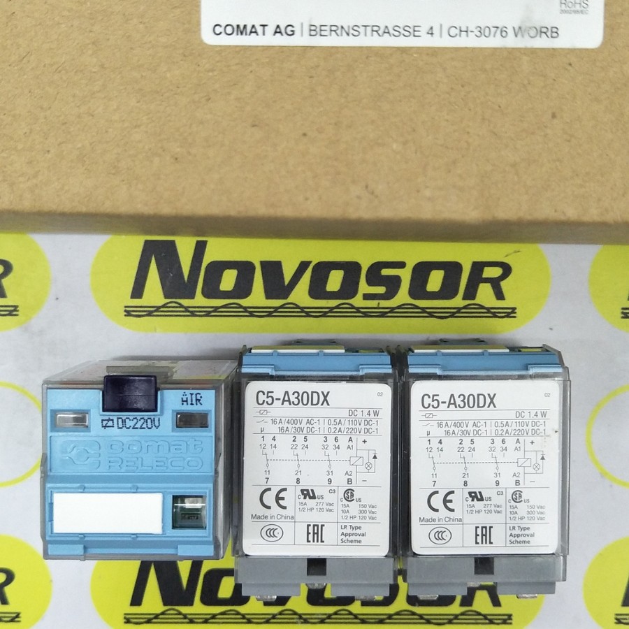 COMAT宜科RELECO继电器C5-A30DX  220VDC先咨询再订期货