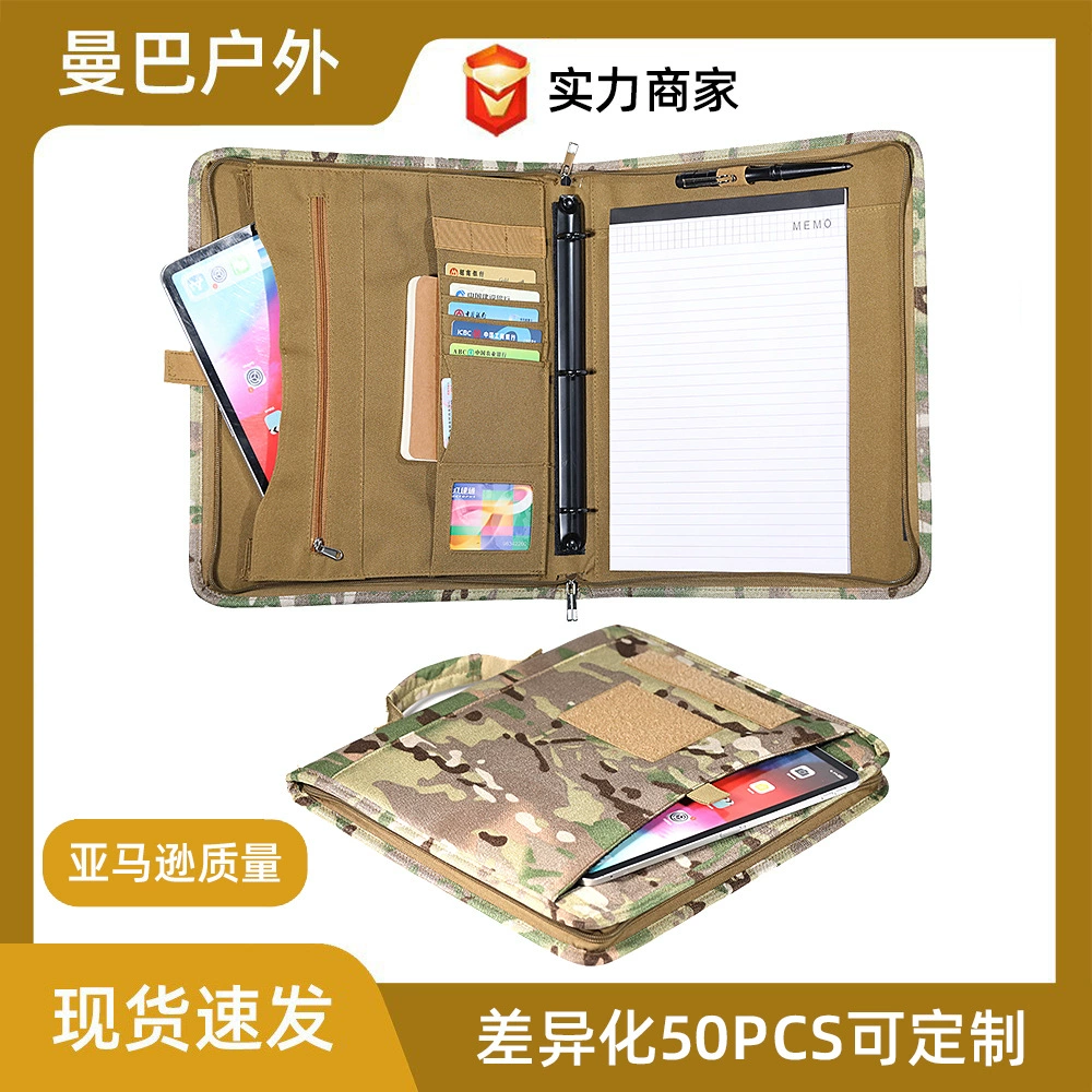 Тактический чехол для блокнота формата А4 из ткани Оксфорд, для любителей военной тематики, чехол для блокнота для активного отдыха, водонепроницаемый чехол для дневника