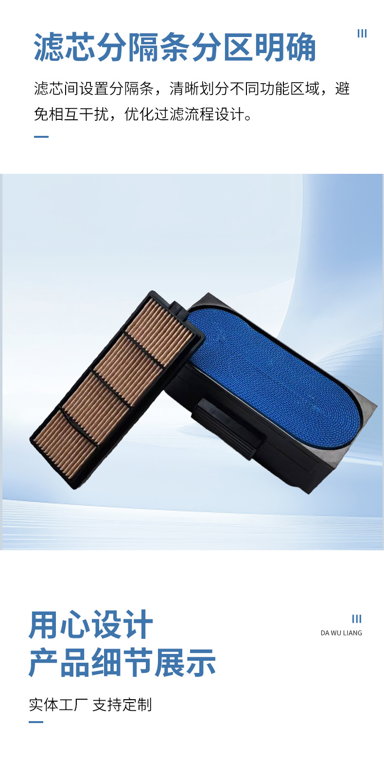 Honeycomb Air Filter Al215053+Al215054 Honeycomb Air Filter Element Compatible with John Deere