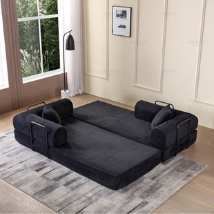 Tofu Block Sofa Italian Minimalist Internet Celebrity Straight Sofa Small Apartment Living Room Fabric Vacuum Compression Sofa