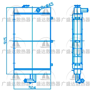Lingong临工SDLG LG933L-2装载机水箱散热器高品质散热器