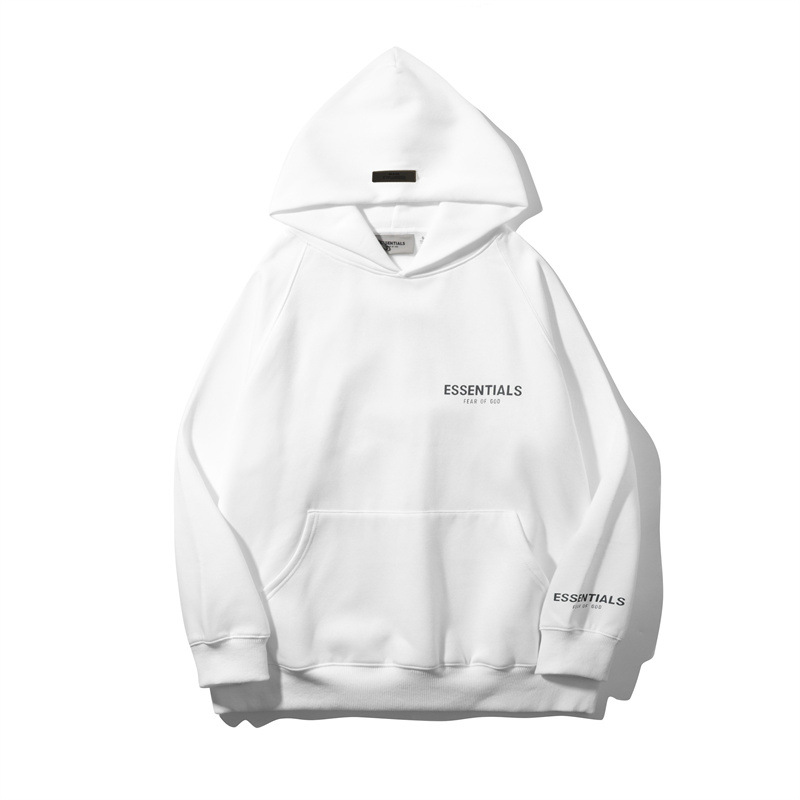 FOG ESSENTIALS letras de silicona estereoscópica hombres y mujeres americanos camisa con sudadera con sudadera con sudadera image 25