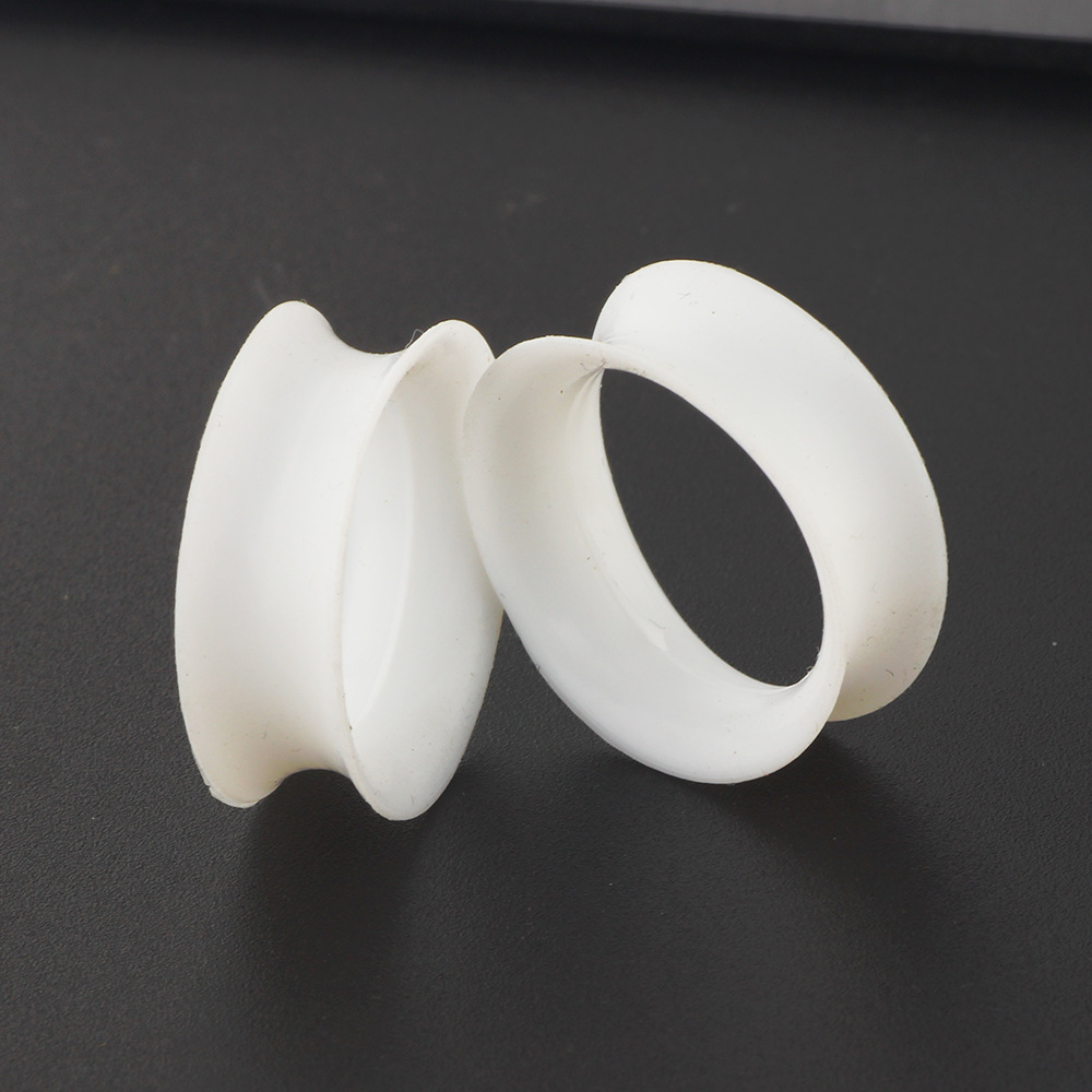Cross-border Hollow Silicone Auricle Ear Expander Skin Color Soft Ear Plug 4-25mm Personality Piercing Ear Hole Support Large Ear Plug detail image 8