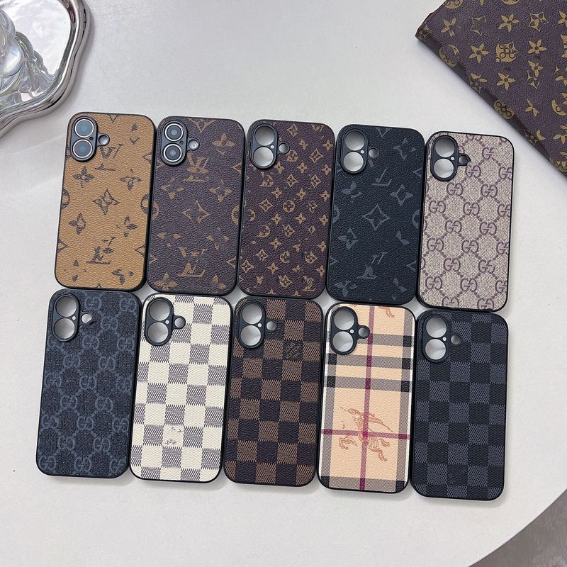 Trendy Brand Presbyopic-Style Fine Hole Apple 16 Pro Max Presbyopic-Style High-End iPhone 15 Pro Light Luxury Full-Cover Phone Case