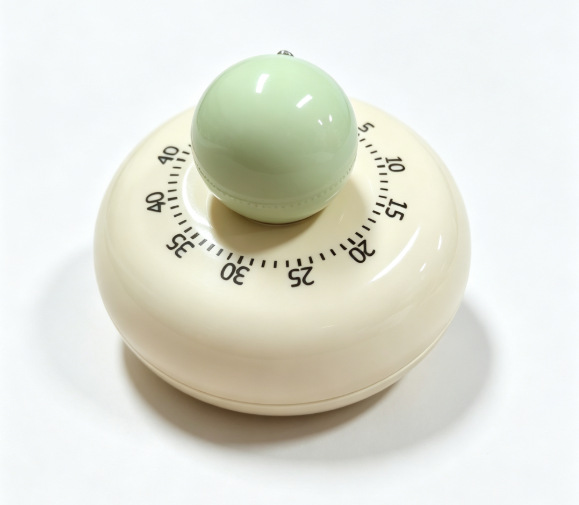 Donut mechanical timer [cream mint green]