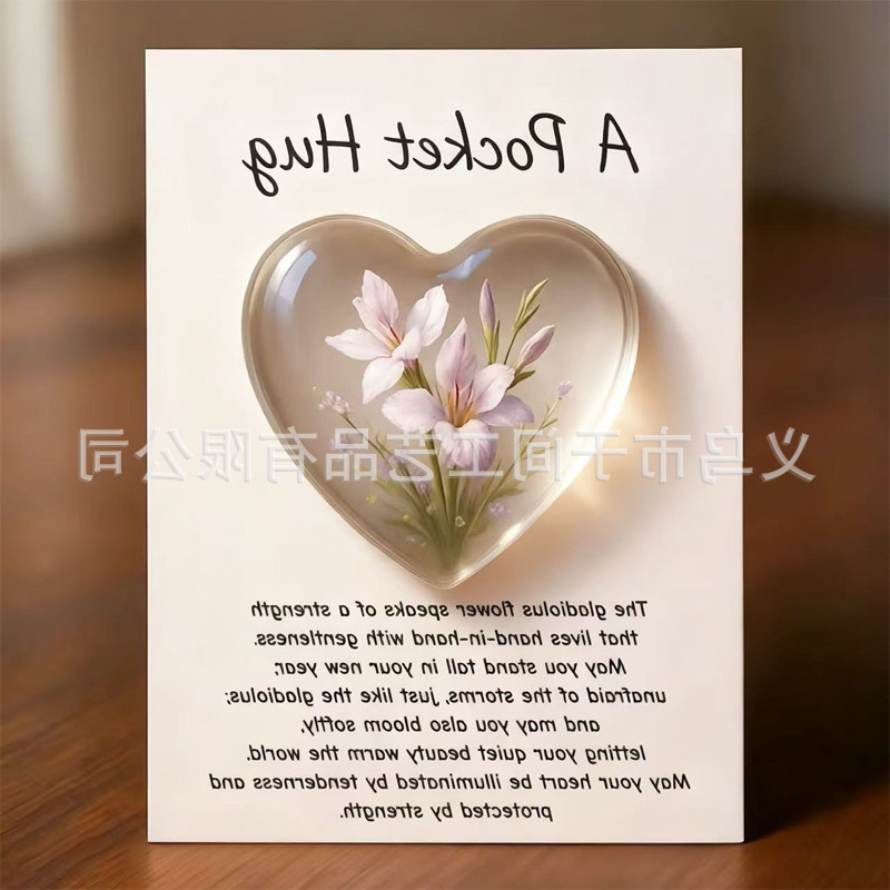 Colgante transfronterizo nuevo colibríes amor animal acrílico regalos de regalo de día de la enfermera regalos de día de San Valentín regalos 2D