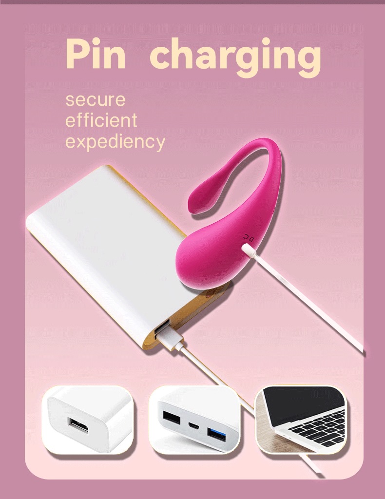 Vibrateur g-spot dauphin avec télécommande app connecté_voghion.com